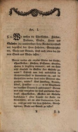 Paradoxen der kaiserlichen Wahlkapitulation : mit praktischen Bemerkungen