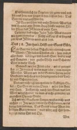 Das 18. Jm thon: Helfft mir Gotts Güte.