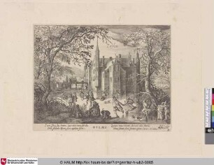 Zuylen, Hyems [Winter, im Hintergrund das Schloss Zuylen]