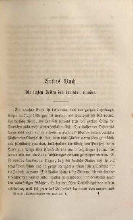 Die wichtigsten Weltbegebenheiten vom Ende des lombardischen Kriegs bis zum Anfang des deutschen Kriegs (1860 - 1866) : in zwei Bänden, 1
