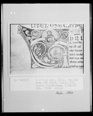 Codex II 2524, Vol. 2, Bonne Espérance, Initialen mit Heiligen (Apostel?)