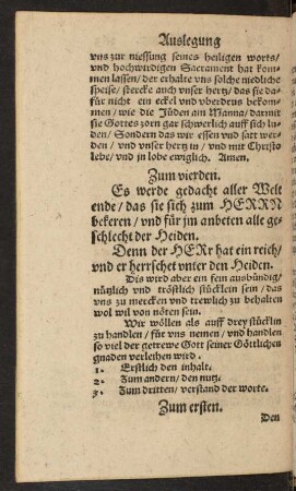 Zum vierden.