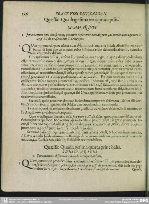 Quaestio quadragesima tertia principalis