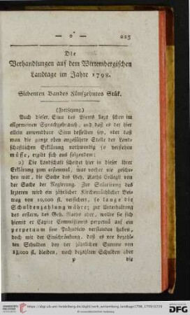Siebenten Bandes Fuenfzehntes Stuek.