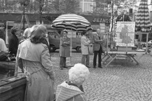Kundgebung der FDP auf dem Ludwigsplatz zur Europawahl 1984
