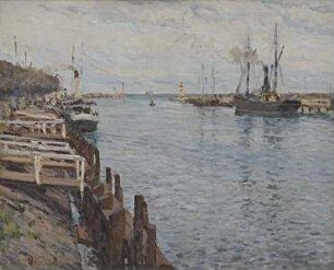 Hafeneinfahrt von Warnemünde