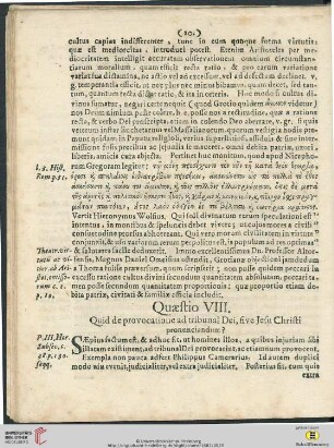 Quaestio VIII
