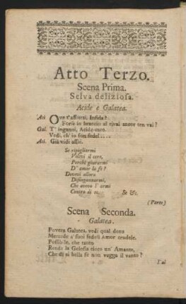 Atto Terzo = Dritte Handlung
