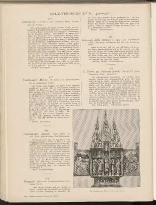 Erläuterungen zu Nr. 421 - 426: