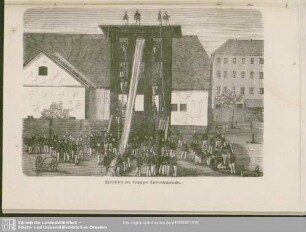 Exercitien der Leipziger Turnerfeuerwehr