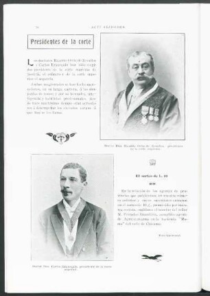 Presidentes de la corte