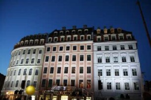 Dresden-Altstadt, Neumarkt 1-3. QF Hotel mit Weigelschem Haus sowie Wohn- und Geschäftshaus