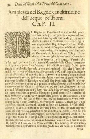 Cap. II. Ampiezza del Regno , e moltitudine dell'acque de'Fiumi