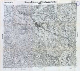 Reichskarte: Einheitsblatt 47 Bremen-Ottersberg-Wildeshausen-Verden