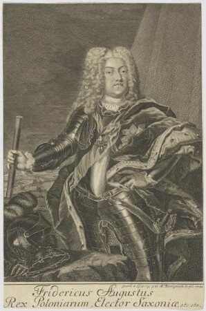 Bildnis des Fridericus Augustus, Rex Poloniarum