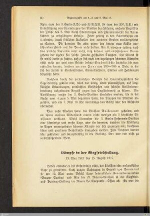 Kämpfe in der Siegfriedstellung