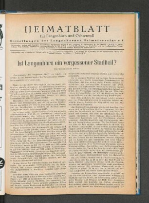 Ist Langenhorn ein vergessener Stadtteil?