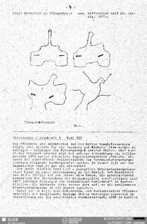 Alternative - Atomkraft? Teil III
