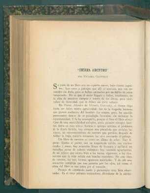 "Tierra adentro"