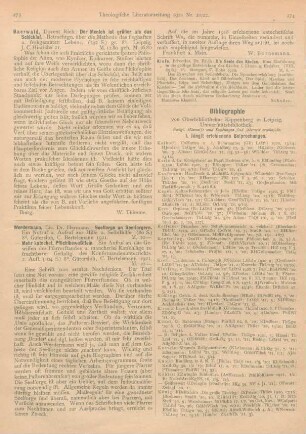 273-274 [Rezension] Werdermann, Hermann, Seelsorge an Seelsorgern
