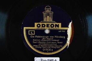 Die Meistersinger von Nürnberg : Preislied: "Morgendlich leuchtend" / (Rich. Wagner)