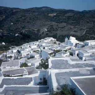 Skyros, Flachdächer der Chora