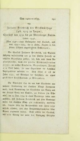 Johann Friedrich der Großmüthige