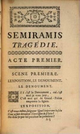Semiramis : tragédie en 5 actes
