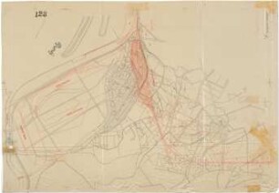 Fischer, Theodor; Pressburg (Bratislava, Slowakei); Wettbewerbs - Unterlagen - Verkehrsplan