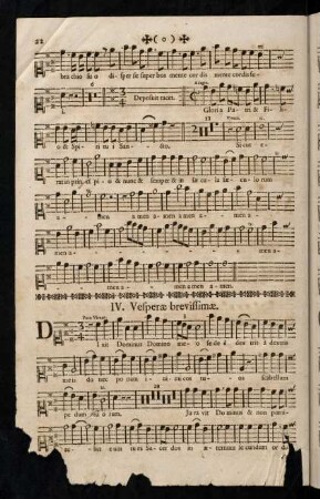 22-29, IV. Vesperae brevissimae