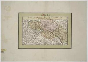 Karte der Schweiz und dem Elsass, Kupferstich, um 1578