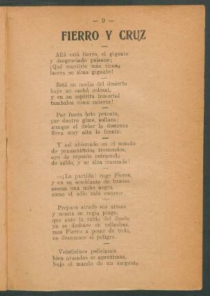 Fierro y Cruz