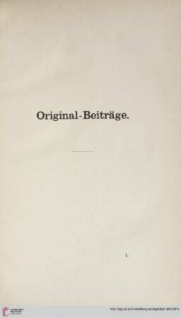 Original-Beiträge