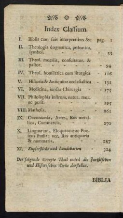 Index Classium