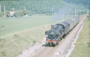 Hausach Lok 038 772 Einfahrt E Bnb-Wagen
