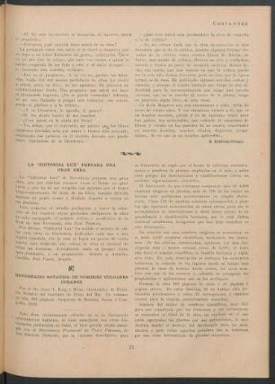 La "Editorial Lux" prepara una gran obra