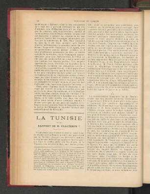 La Tunisie.