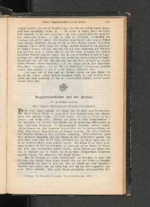Vegetationsbilder aus der Heimat.