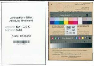 Entnazifizierung Hermann Kruse , geb. 08.07.1906 (Beamter)