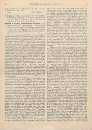 49-51 [Rezension] A. M. Mackay, Pioneer Missionary of the Church Missionary Society in Uganda. By his sister