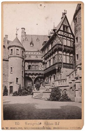 Schloss Wernigerode: Schlosshof