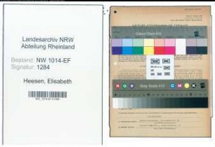 Entnazifizierung Elisabeth Heesen , geb. 08.02.1894 ()