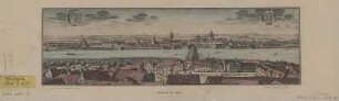Ansicht von Dresden um 1650, mehrfarb., 1885 : Dresden vor 300 Jahren / [hrsg. von M. B. Lindau] - Dresden : Grumbkow , [1885]. - 1 Kunstbl. : mehrfarb. Mit 2 Wappen. - Neudr. von Merians Stich nach Dilichs Zeichnung