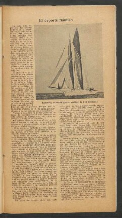 El deporte náutico