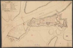 Plan de Charlemont et de Givet