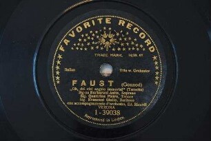 Faust : "Oh, del ciel angelo immortal" (terzetto) / (Gounod)