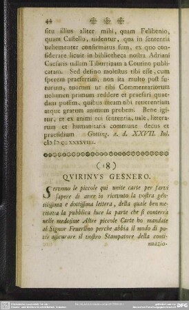 (18.) Quirinus Gesnero