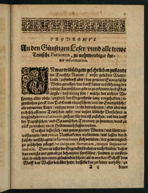 3-22, Prodromus