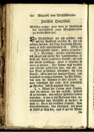 Zwölftes Hauptstück.