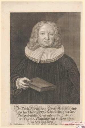 Nicolaus Haecker, Prediger bei St. Lorenz